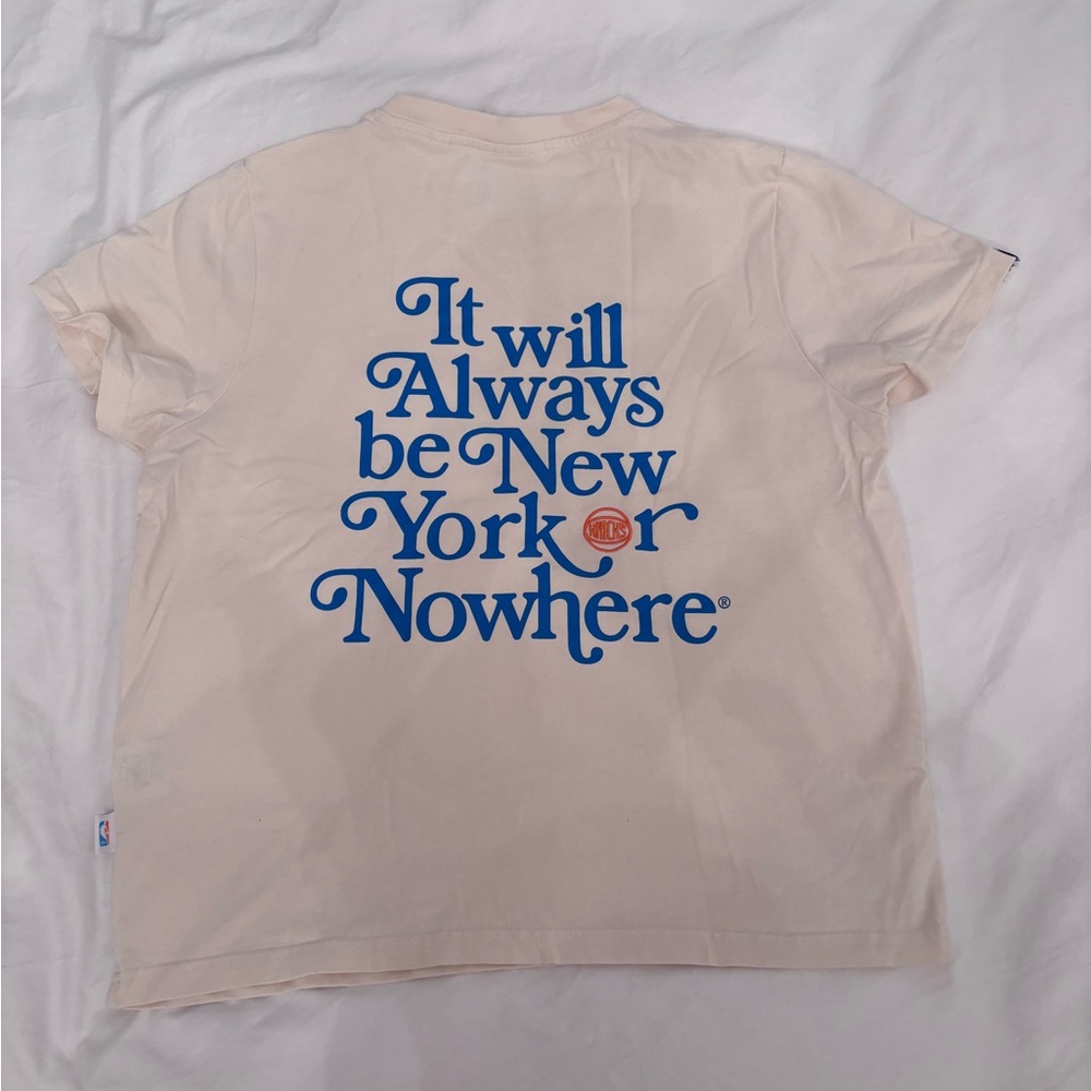 NYON X Knicks Cream "Motto" Tee